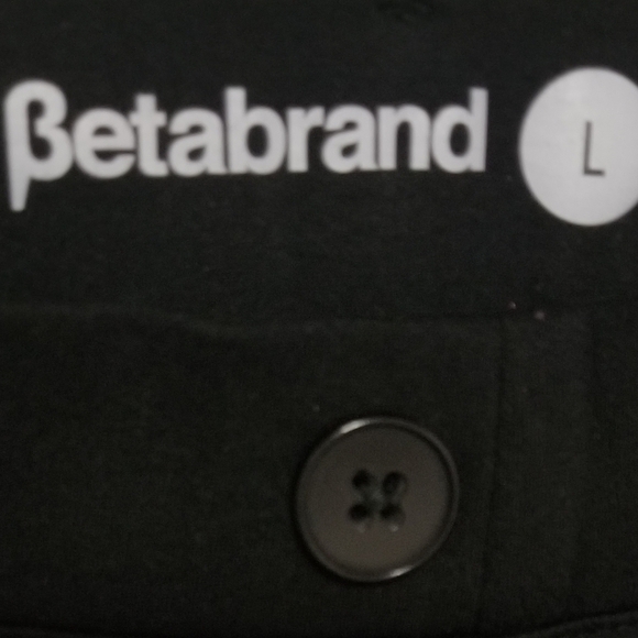 Dress Pant Yoga Pants Straight-Leg • Classic, Color Black, Size 1X - Picture 10 of 17